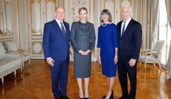 Prince Albert, Princess Charlène host special American Ambassador at Palace
