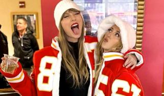 Taylor Swift joins Brittany Mahomes to cheer on Travis Kelce