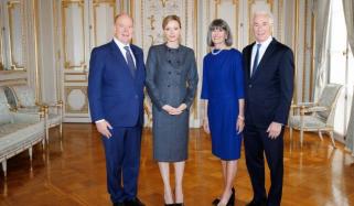Prince Albert, Princess Charlène host special American Ambassador at Palace