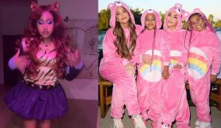North West shines in glam Halloween look as Kardashian family celebrates in style
