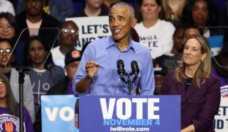 Obama takes aim at Trump’s ‘lawlessness’ ahead of mayoral elections 