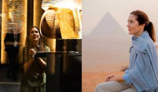 Queen Mary stops by ‘one of Seven Wonders of the World’ during her Egypt visit