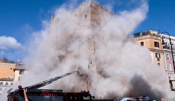 Rome tower collapse: Worker trapped for 11 hours dies in hospital