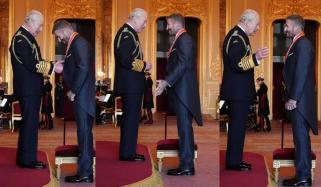 David Beckham awarded knighthood by King Charles at Windsor Castle