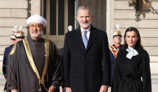 King Felipe, Queen Letizia welcome Sultan Haitham bin Tariq for State Visit