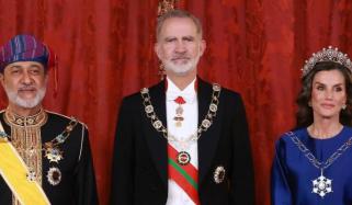 Queen Letizia captivates in breathtaking gown at dinner gala for Sultan Haitham