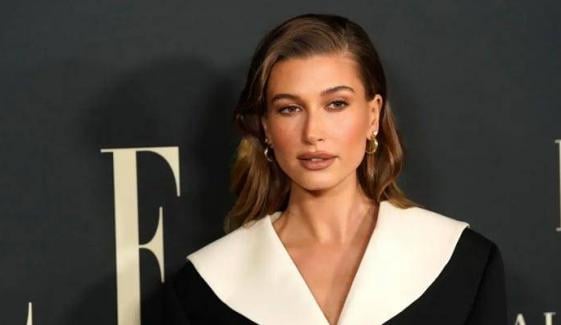 Hailey Bieber turns up the heat in lingerie for Rhode announcement