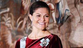 Crown Princess Victoria dazzles in stunning velvet gown at prestigious event