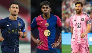 Lamine Yamal told to take inspiration from Messi, Ronaldo amid rising hype