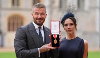 David Beckham celebrates knighthood with 'exclusive' friends’ bash