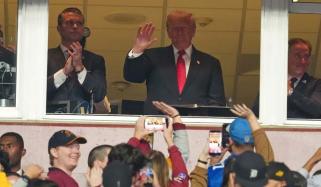 Trump’s historic NFL appearance during the Commanders‑Lions game ends with boos