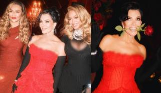 Beyoncé brings glam to Kris Jenner’s 70th birthday bash with Tina Knowles
