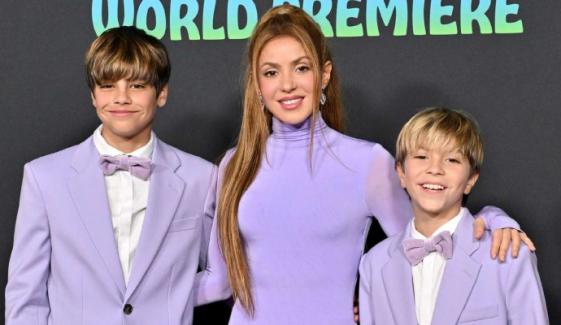 Shakira brings her sons to world premiere of new film 'Zootopia 2'