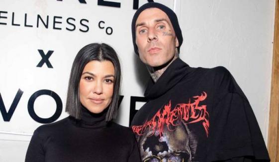Kourtney Kardashian drops major clue about pregnancy with Travis Barker