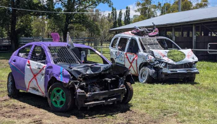 Australia demolition derby chaos: 9 Hurt after car crashes into crowd
