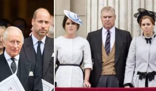 King Charles, Prince William used Beatrice, Eugenie as ‘bait’ to oust Andrew?