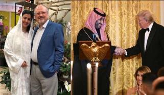 Jamal Khashoggi's widow slams Trump for defending Saudi crown prince