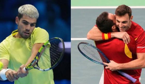 Davis Cup Finals: Spain triumph in doubles after Carlos Alcaraz setback