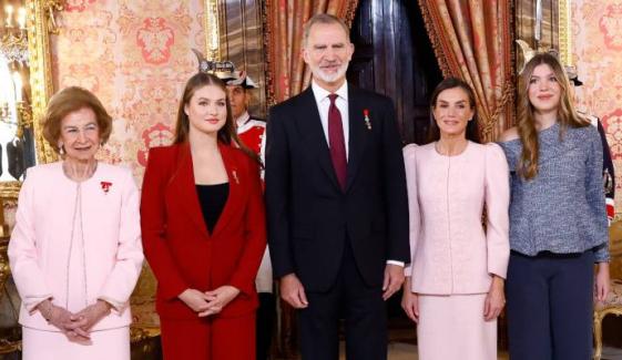 King Felipe, Queen Letizia, Princess Leonor, Infanta Sofía celebrate big day