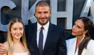 Harper Beckham shows emotional side at brother Cruz’s Notting Hill gig