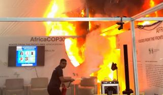 Fire prompts evacuations at COP30 summit in Brazil
