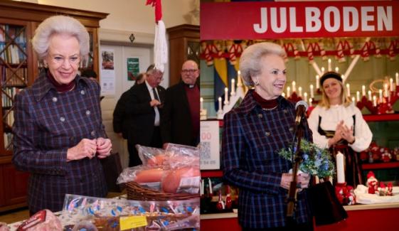 Royal family celebrates century-old Christmas Bazaar tradition in Copenhagen