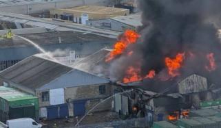 Southhall fire prompts huge response with 150 firefighters battling blaze