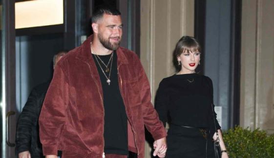 Taylor Swift cheers Travis Kelce's victory as her docuseries countdown begins