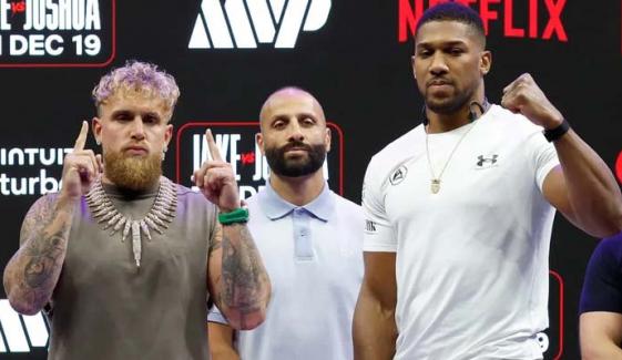 Jake Paul predicts 'long night' for Anthony Joshua ahead of December fight 