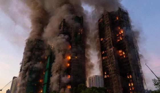 Hong Kong fire death toll rises to 55, search for survivors continues