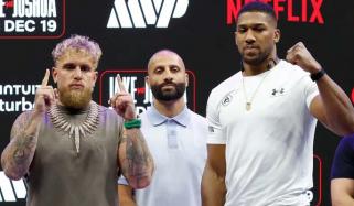 Jake Paul predicts 'long night' for Anthony Joshua ahead of December fight 