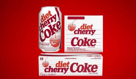 Diet Cherry Coke finally makes comeback in vintage-inspired Coca-Cola packaging