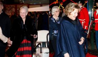 Queen Margrethe, Queen Sonja shine at Christmas premiere of 'Snow Queen'