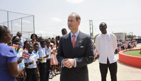 Prince Edward's playful gesture during Ghana tour leaves internet in chaos
