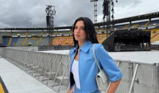 Dua Lipa commands attention in striking blue ‘fit ahead of major performance