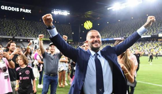 David Beckham celebrates Inter Miami's historic win with emotional message