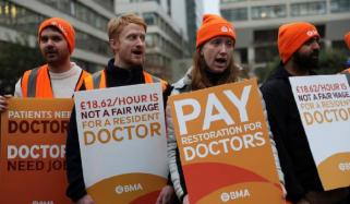England's resident doctors plan five-day strike just before Christmas