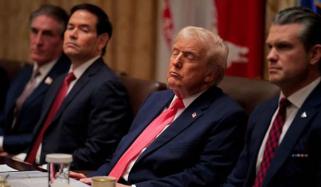Trump struggles to stay awake, dozes off multiple times during cabinet meeting