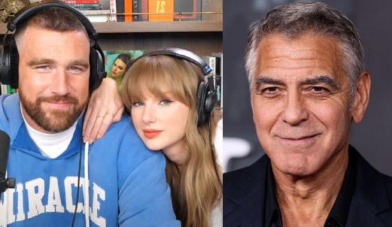 Taylor Swift, Travis Kelce receive marriage advice from George Clooney