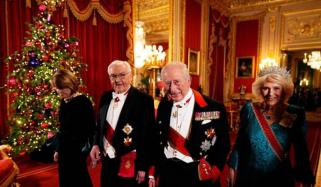 Charles, Camilla host Christmassy State Banquet for German Presidential Couple