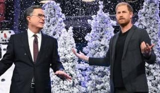 Prince Harry leaves fans in stitches with cheeky lip sync on Stephen Colbert show