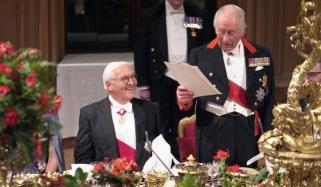 King Charles adds German flair to his speech at Windsor State Banquet