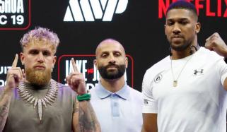 Anthony Joshua makes weight ahead of highly anticipated fight with Paul