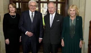 King Charles, Queen Camilla bid farewell to German President Frank-Walter