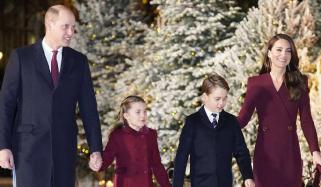 Princess Kate joined by Prince William and kids at Christmas Carol Service