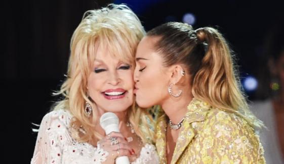 Newly engaged Miley Cyrus opens up about god-mom Dolly Parton's health