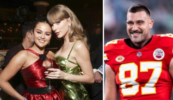 Selena Gomez joins Taylor Swift for star-studded debut at Travis Kelce’s game
