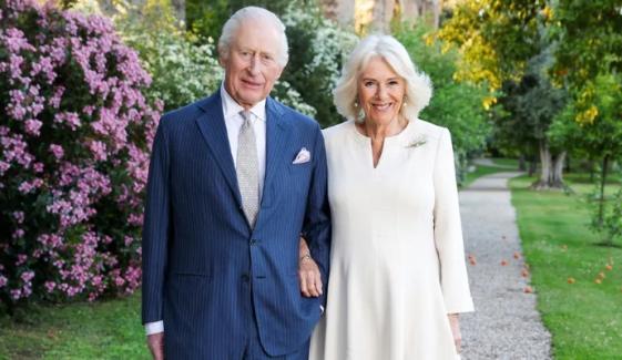 Queen Camilla visits 'Rivals' set after King Charles' surprise announcement 