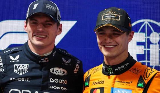 Lando Norris takes Verstappen’s iconic number 1 after winning first F1 world title
