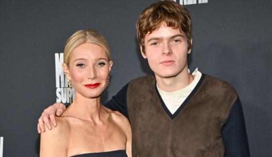 Gwyneth Paltrow beams as son makes red carpet debut at 'Marty Supreme' Premiere 